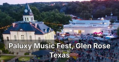 Paluxy Music Fest Brings Three Days of Free Live Music to Glen Rose Memorial Day Weekend