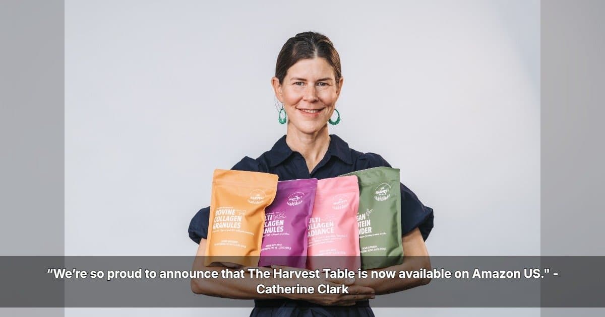 The Harvest Table Founder Shares Milestone Moment as Full Product Line Launches on Amazon