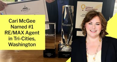 Cari McGee Named #1 RE/MAX Agent in Tri-Cities, Washington