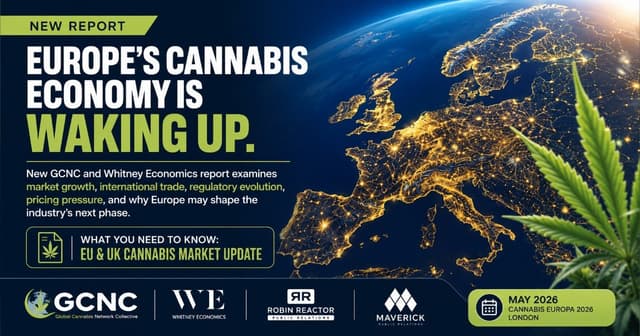New GCNC and Whitney Economics Report Examines Europe’s Expanding Role in Global Cannabis Markets
