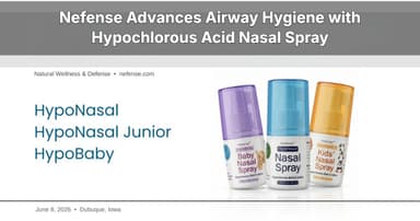 Nefense Advances Airway Hygiene with Hypochlorous Acid Nasal Spray