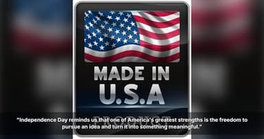ORGANA International Marks Independence Day by Celebrating America's Entrepreneurial Spirit
