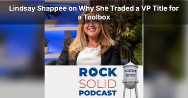 From Wall Street to Rooftops: Lindsay Shappee's Bold Career Shift