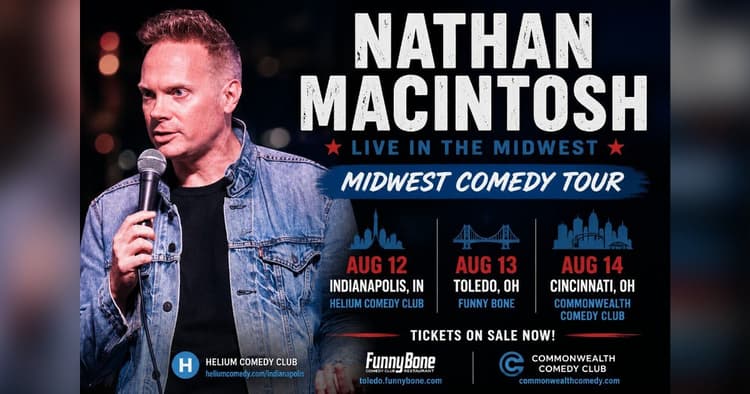banner image for: Catch Nathan Macintosh Live: Three Nights of Laughter in the Midwest!