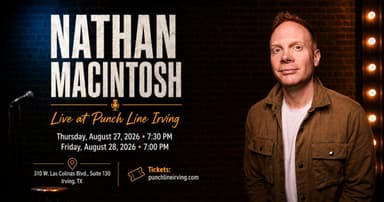 Variety's '10 Comics to Watch' Nathan Macintosh at Punch Line Irving Aug. 27-28