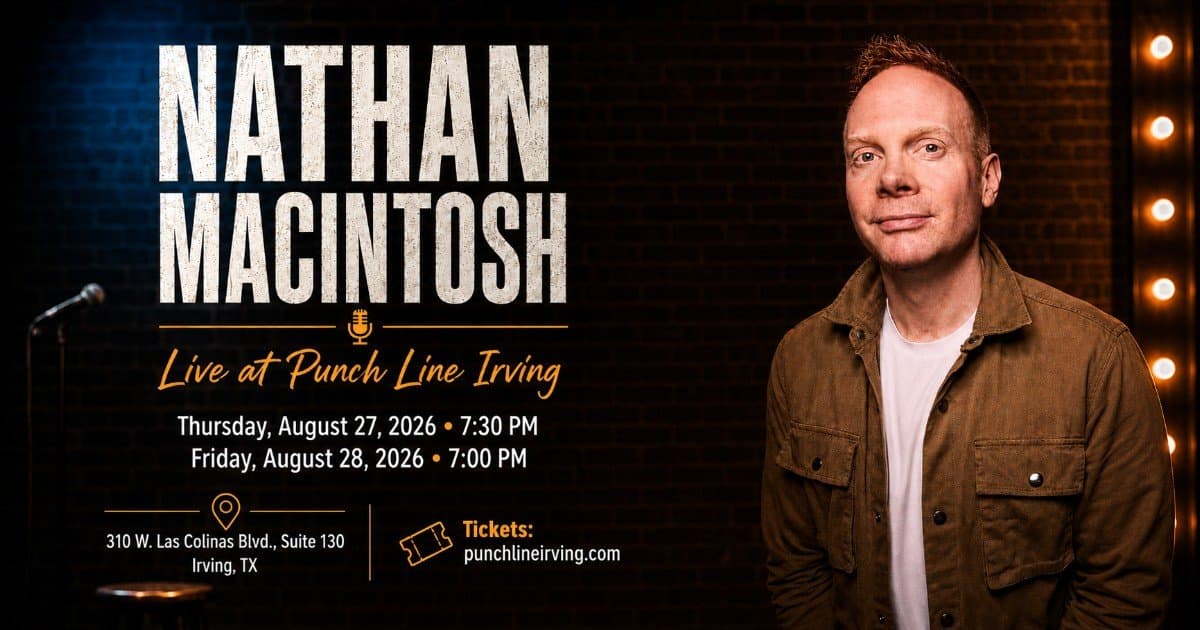 banner image for: Variety's '10 Comics to Watch' Nathan Macintosh at Punch Line Irving Aug. 27-28