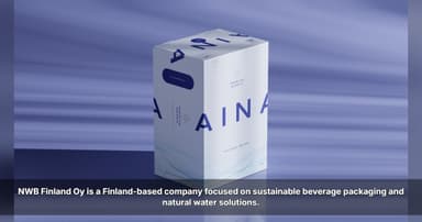 NWB Finland Oy Announces First U.S. Consumer Availability for AINA Natural Water 