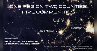 Six Economic Development Leaders In Hays-Caldwell Region Meetup at Buda City Hall