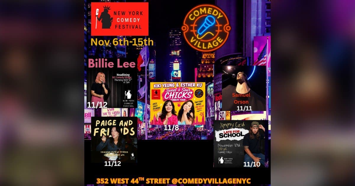 banner image for: 2026 New York Comedy Festival: Comedy Village Showcases Top Talent