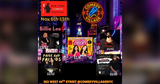 2026 New York Comedy Festival: Comedy Village Showcases Top Talent