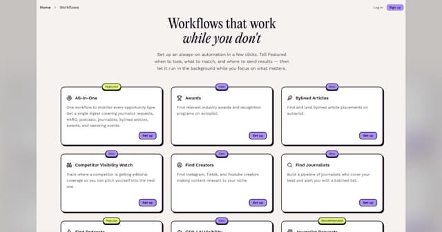 Featured Brings Always-On PR Automation to Its Free Plan