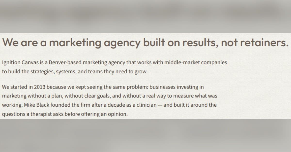 Denver-Based Marketing Firm Paige Black Rebrands as Ignition Canvas
