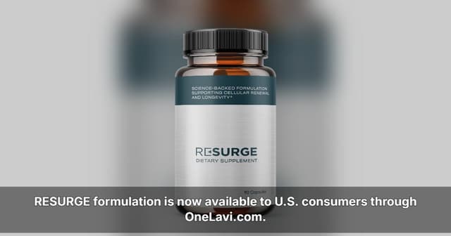 AgeReverse RESURGE Now Available on OneLavi.com