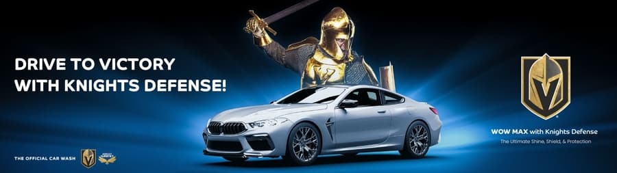 WOW Carwash Unveils Premium 'Knights Defense' Package in Partnership with Vegas Golden Knights