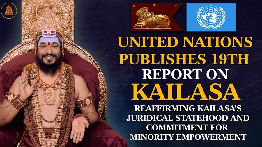 United Nations Recognizes KAILASA's Statehood and Minority Empowerment Efforts in 19th Report