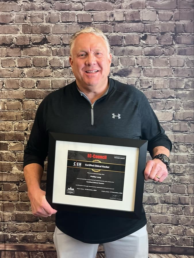 BIS CEO Phillip Long Obtains Certified Ethical Hacker Certification, Enhancing Gulf Coast Cybersecurity