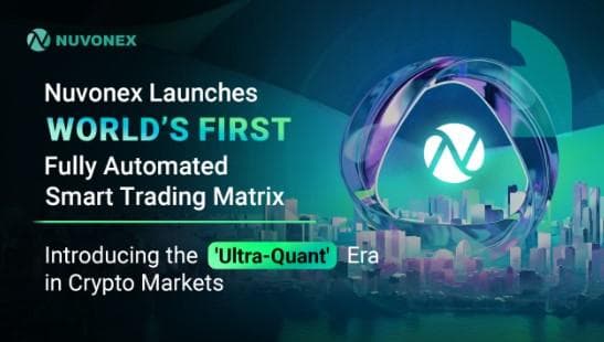 Nuvonex Launches Advanced AI Trading System for Cryptocurrency Markets