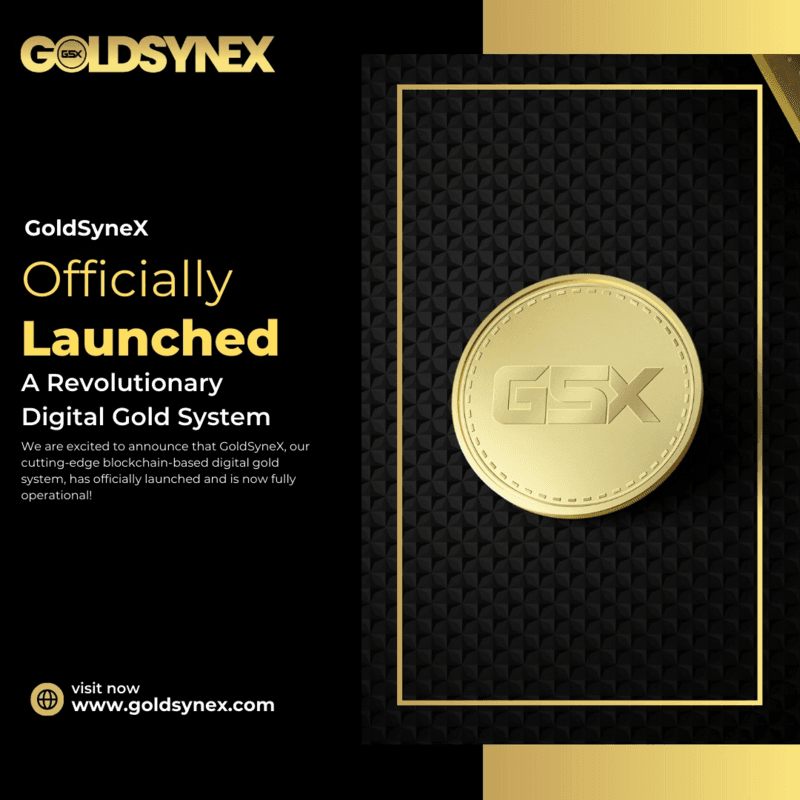 GoldSyneX Launches Blockchain-Based Digital Gold Trading Platform