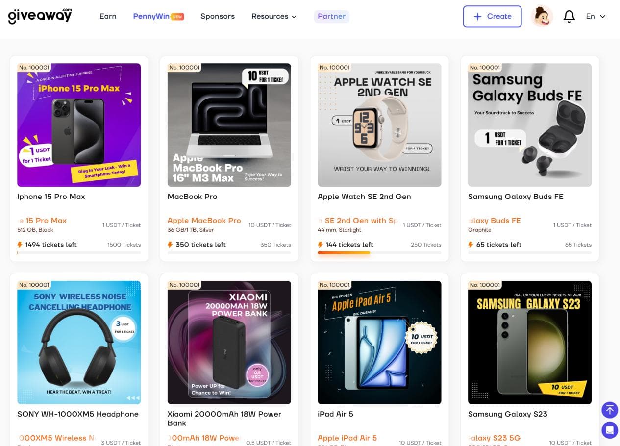 Giveaway.com Launches PennyWin: Bridging Web2 and Web3 Through Innovative Sweepstakes Platform