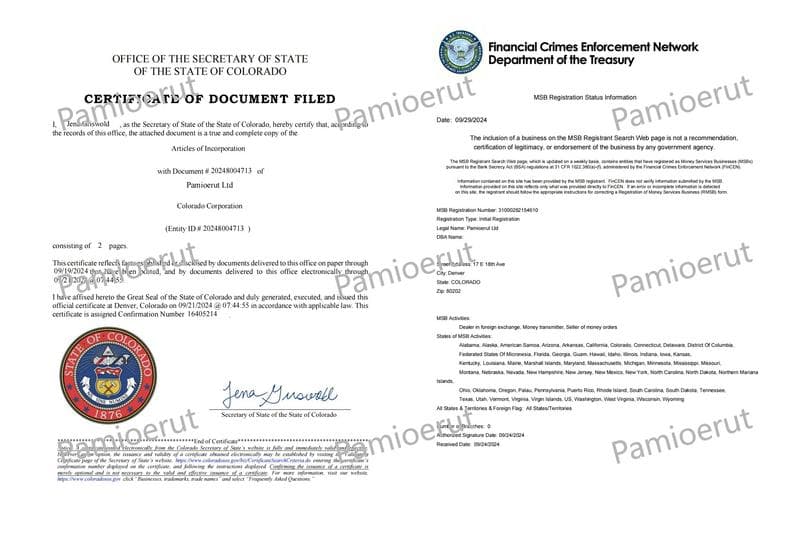 Pamioerut Exchange Secures MSB License, Enhancing Compliance in Cryptocurrency Trading