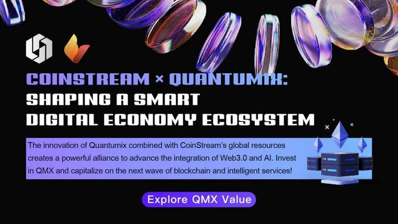 Quantumix Launches on CoinStream Exchange, Bridging Web 3.0 and AI in Blockchain