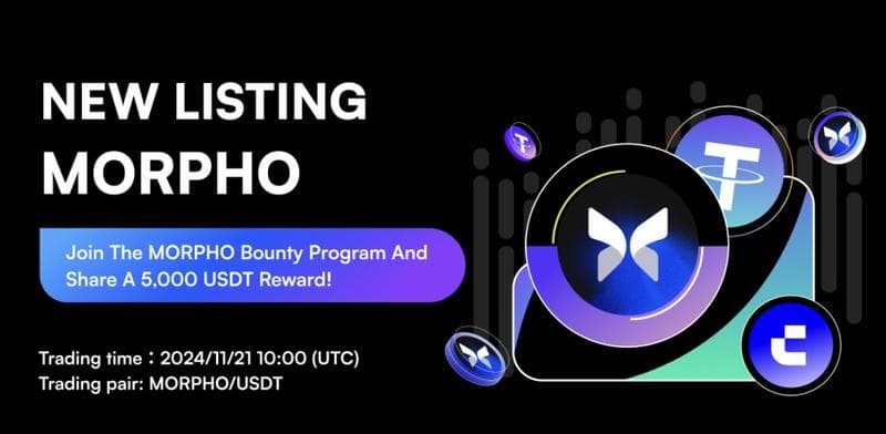 MORPHO Token Debuts on CoinW Exchange, Marking New Era in Decentralized Lending