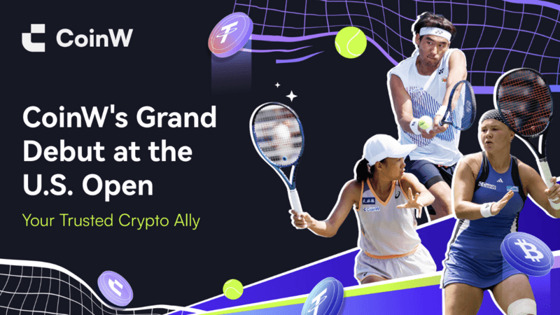 CoinW Sponsors Elite Tennis Players at 2024 U.S. Open, Bridging Crypto and Sports