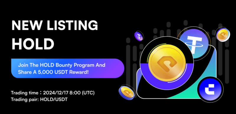 CoinW Exchange to List HOLD Token, Offering 5,000 USDT Bounty Program