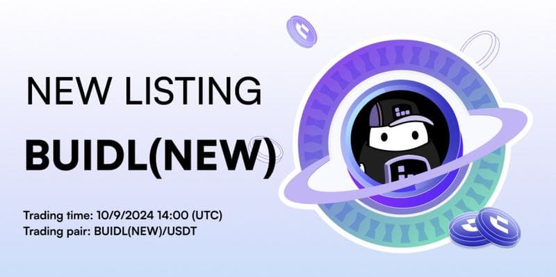 CoinW Exchange to List BUIDL(NEW) Token, Offering Decentralized Launchpad Access
