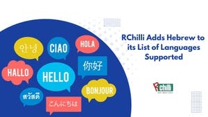 banner image for: RChilli Adds Hebrew to its List of Supported Languages