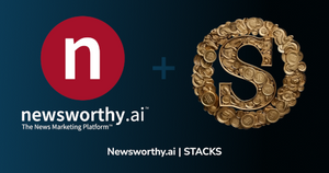 banner image for: Newsworthy.ai Announces Partnership with STACKS to Accept Cryptocurrency Payments for Press Release Distribution