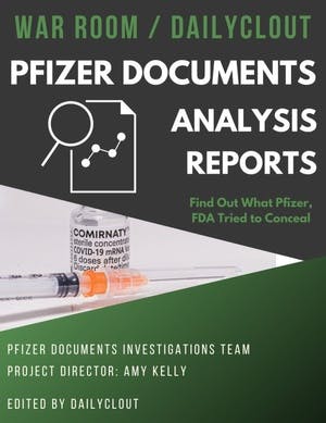 banner image for: The War Room/DailyClout Pfizer Documents Analysis Volunteers Publish e-Book Available on DailyClout.io's Website 
