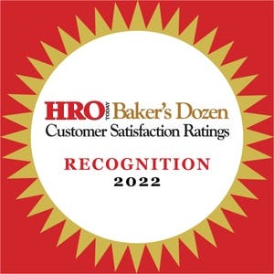 banner image for: HRO Today Announces 2022 Baker's Dozen Customer Satisfaction Ratings for Recognition