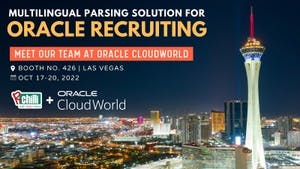 banner image for: RChilli To Exhibit at Oracle CloudWorld, Las Vegas, 2022
