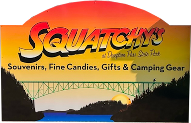 company logo for: Sqautchy's Souvenirs and Gifts