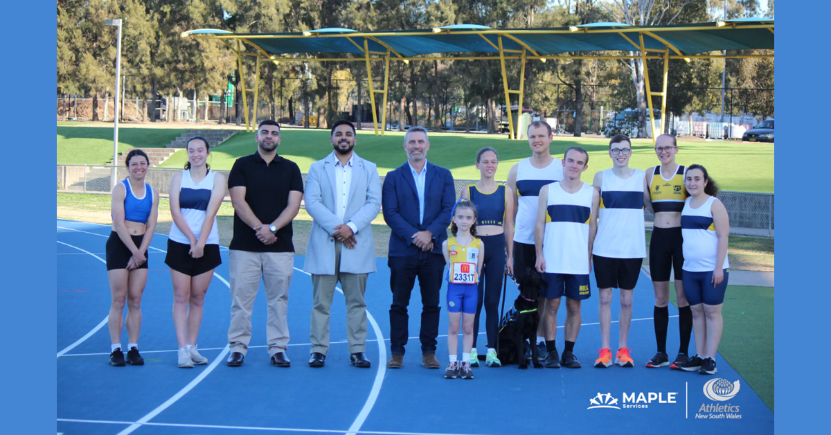 banner image for: Maple Services annonce un partenariat historique avec Athletics NSW.