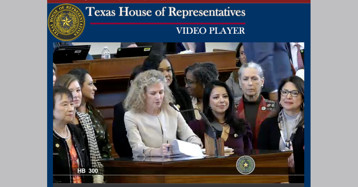 banner image for: La Cámara de Representantes de Texas aprueba proyecto de ley para poner fin al "arcaico" impuesto sobre tampones.