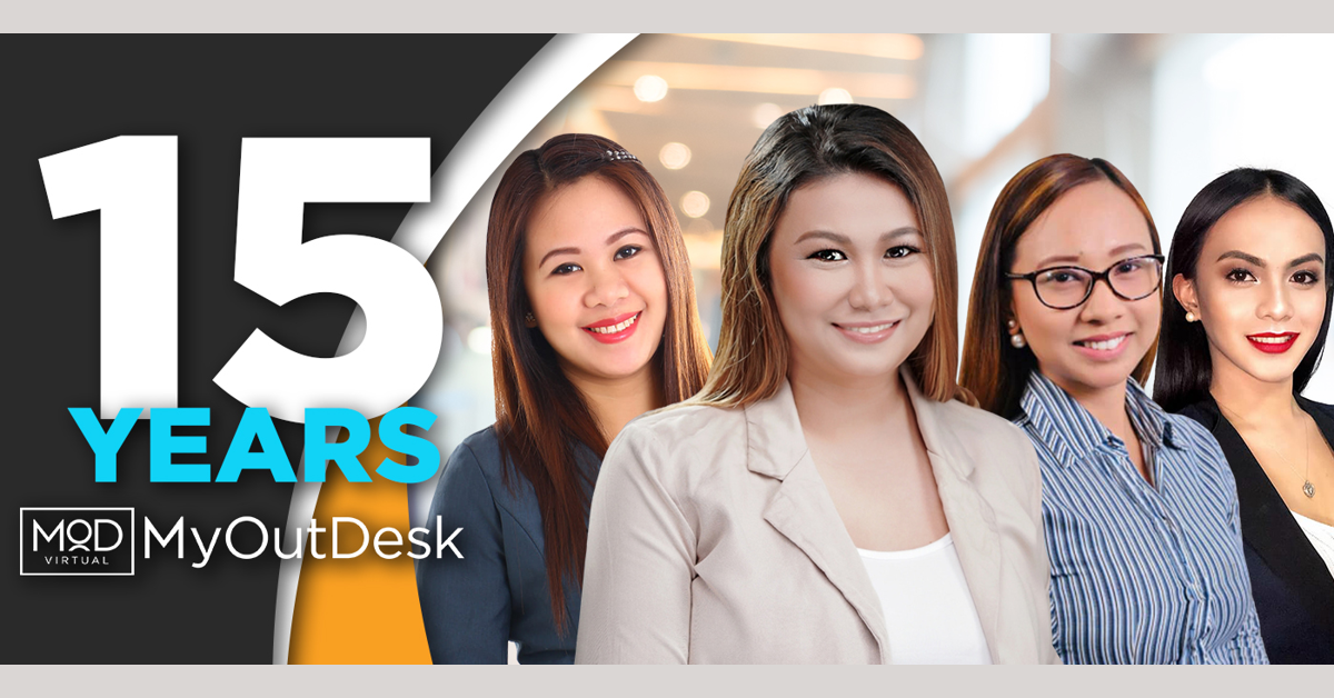 banner image for: MyOutDesk Celebrates 15 years of Virtual Assistant Services