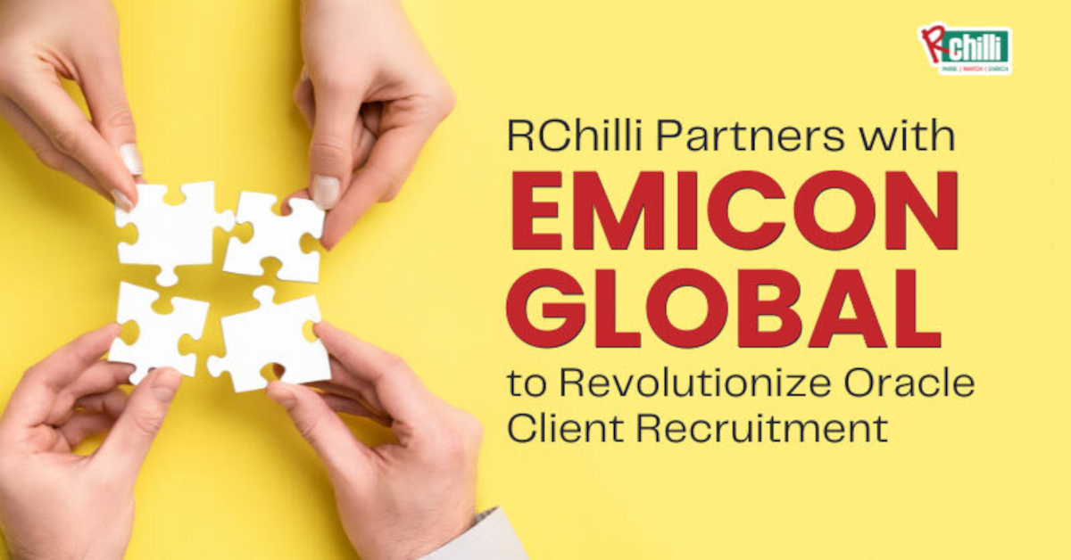 banner image for: RChilli se asocia con Emicon Global para revolucionar la contratación de clientes de Oracle.