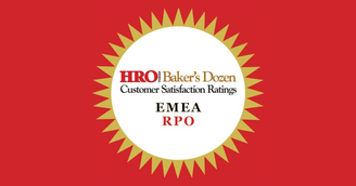 banner image for: HRO Today Announces 2023 Baker's Dozen Customer Satisfaction Ratings for RPO EMEA and APAC