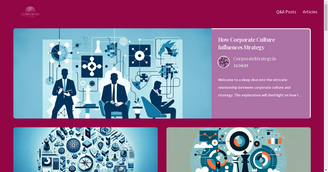banner image for: CorporateStrategy.io Launches: A New Hub for Business Visionaries and Strategic Thinkers