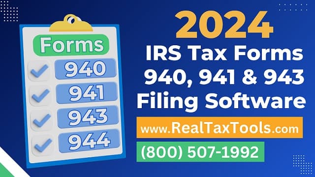 Real Business Solutions Releases 2024 IRS Tax Forms Filing Software for Small Businesses