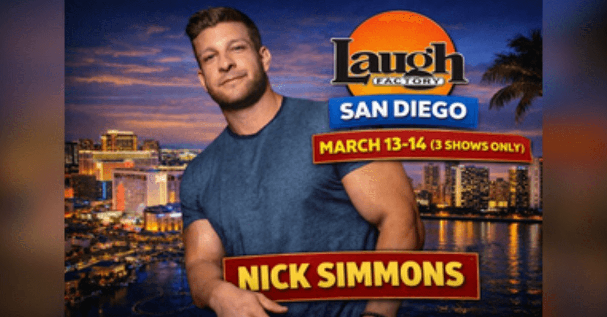 Nick Simmons Brings Viral Comedy Style to San Diego's Laugh Factory for Three Shows