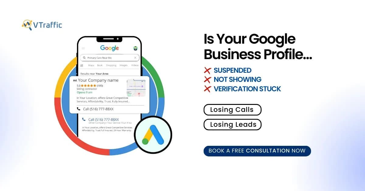 VTraffic.io Helps Local Businesses Overcome Google Business Profile Suspensions