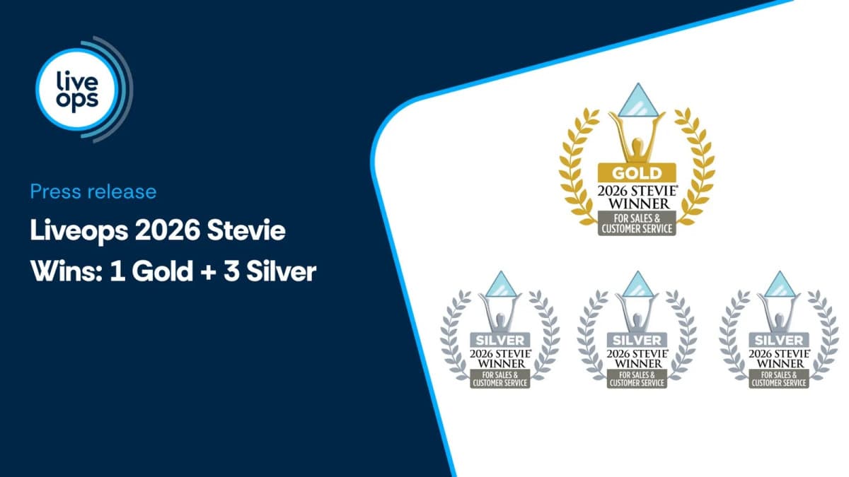 Liveops Wins Multiple Stevie Awards for Customer Service Excellence