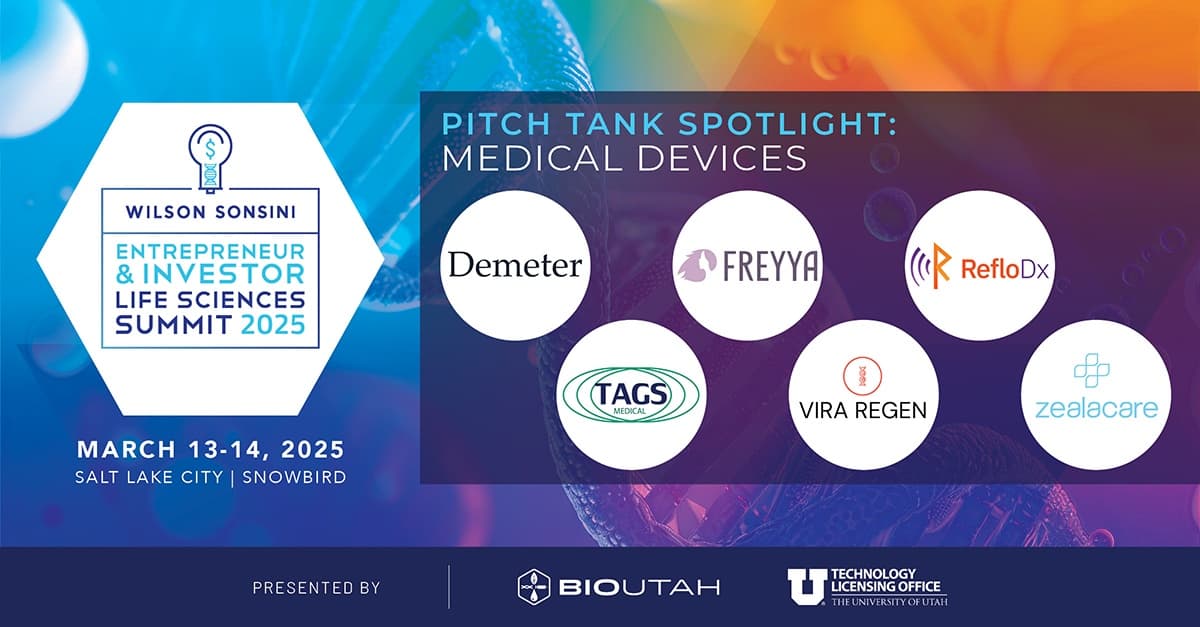 Utah Life Sciences Startups Prepare to Pitch at 2025 Entrepreneur & Investor Summit