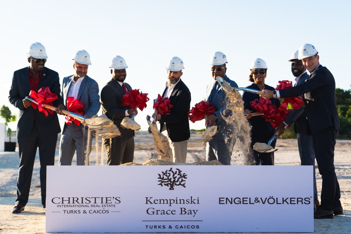 Kempinski Hotels Breaks Ground on Luxury Resort and Residences at Turks and Caicos' Grace Bay Beach