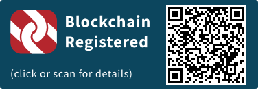 QrCode for Blockchain Registration Graphic