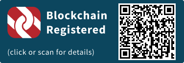QrCode for Blockchain Registration Graphic