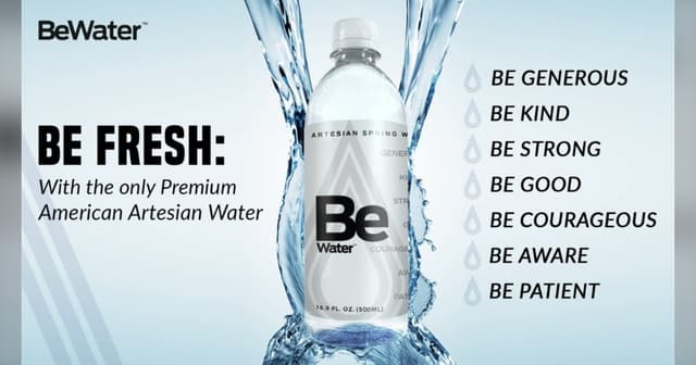 banner image for: Be Water Now Available on Amazon as Early Consumer Demand Quickly Sells Through Initial Inventory